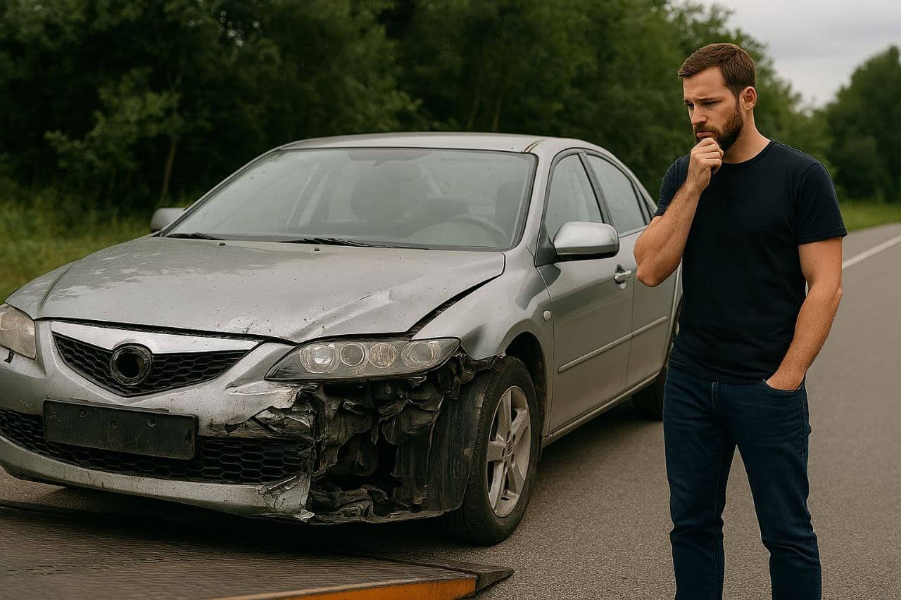 Продайте битую машину без хлопот! Мы выкупаем авто после аварий, пожаров и затоплений. Эвакуация и оформление документов входят в стоимость &mdash; никаких скрытых платежей.