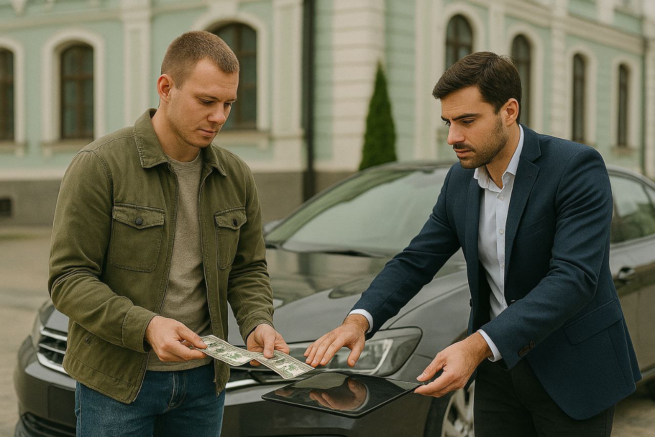 Выкуп авто в Киеве — срочно и по справедливой цене Продавайте машину быстро: любые марки, любые состояния. Деньги на руки уже через 1 час. Юридическое сопровождение бесплатно! Срочно продать автомобиль в Киеве с выездомВыезд специалиста, бесплатная оценка и моментальный выкуп вашего авто. Работаем 24/7. Продавайте легко и без риска.