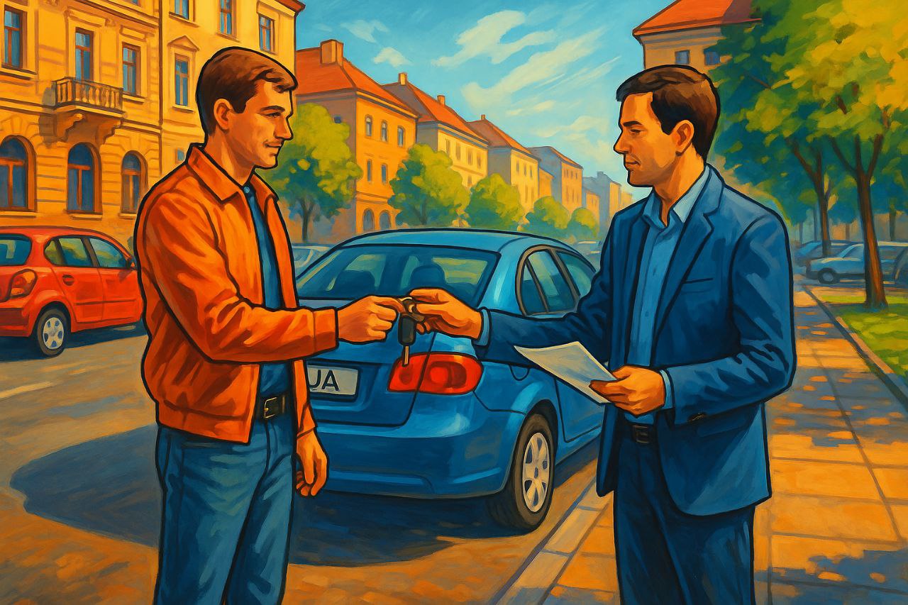 Потрібен терміновий викуп авто у Чехії з українською реєстрацією? Ми допоможемо продати машину швидко, офіційно та без зайвої бюрократії. Оцінка &ndash; безкоштовно, розрахунок &ndash; одразу, оформлення &ndash; за один візит. Приймаємо авто будь-якого стану, навіть після ДТП чи без ТО.