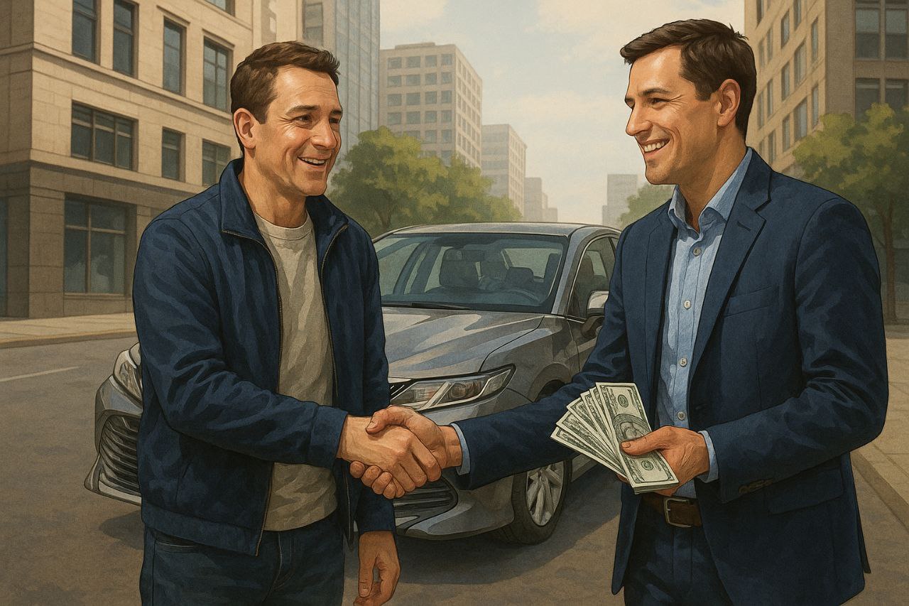 Срочный выкуп Toyota с ShopAvto &mdash; это возможность получить честную рыночную стоимость автомобиля без публикации объявлений, звонков от перекупов и траты времени на показ машины потенциальным покупателям.