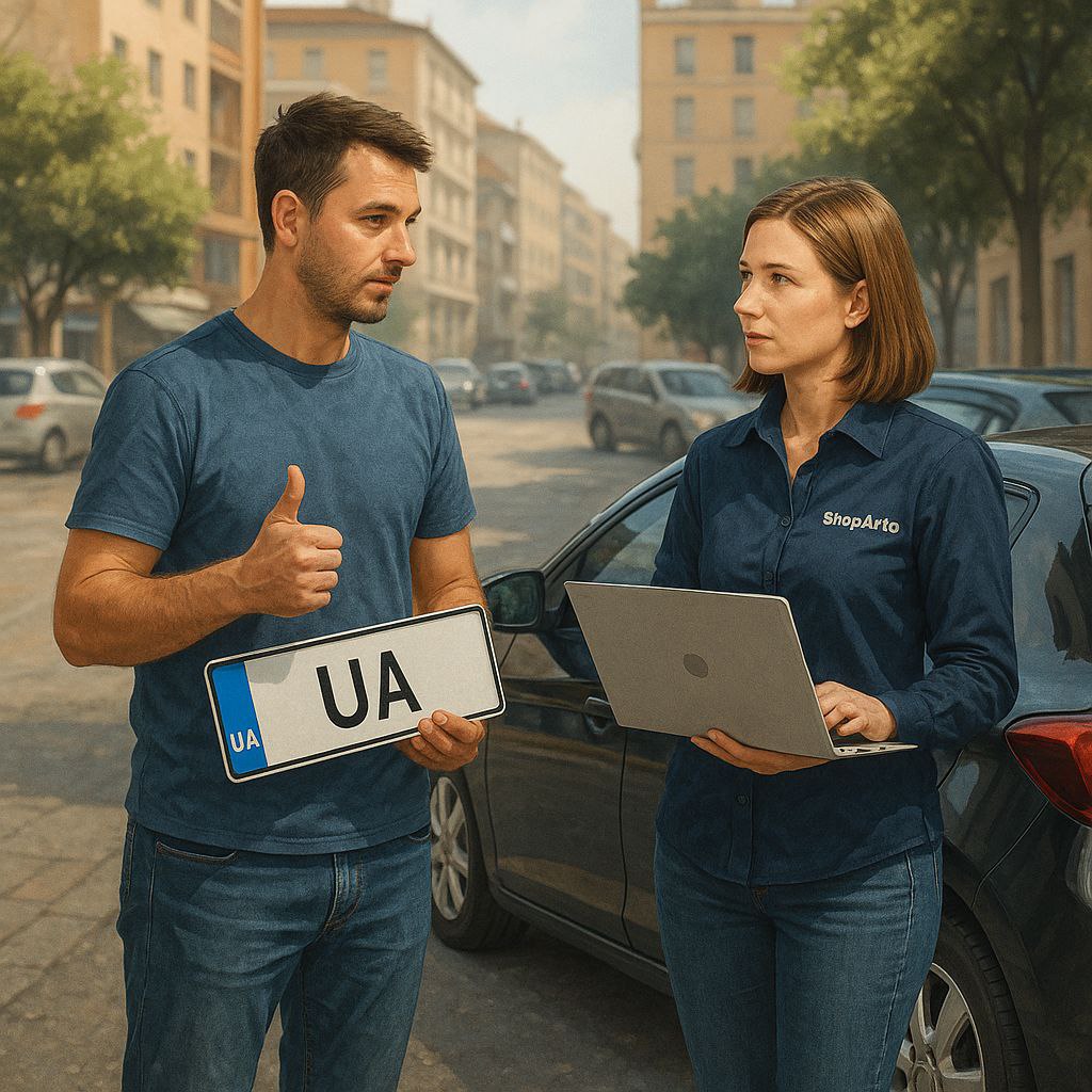 Если ваше авто на украинских номерах простаивает в Италии, ShopAvto поможет продать его за 1 день &mdash; просто отправьте фото, получите оценку, согласуйте цену и передайте машину профессионалам, которые всё оформят и выплатят деньги без обмана и задержек.