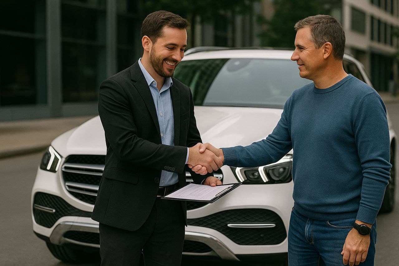 Частная продажа занимает недели, а выкуп Mercedes &mdash; всего несколько часов. В статье рассказываем, как легко продать авто Mercedes с пробегом или не на ходу.