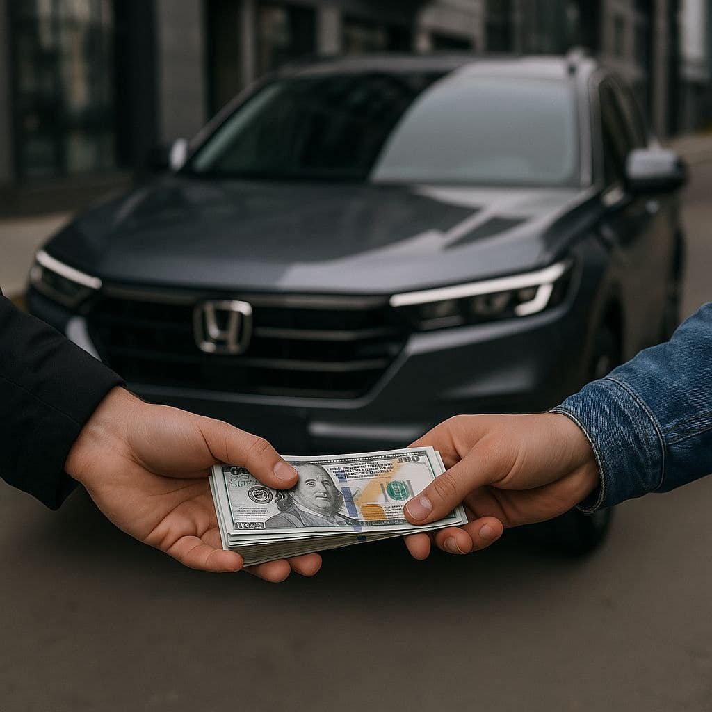 Компания ShopAvto осуществляет срочный выкуп автомобилей Honda всех моделей и комплектаций, включая битые, после ДТП или с техническими неисправностями, оформляет сделку за час и выплачивает полную сумму наличными или на карту в тот же день обращения.