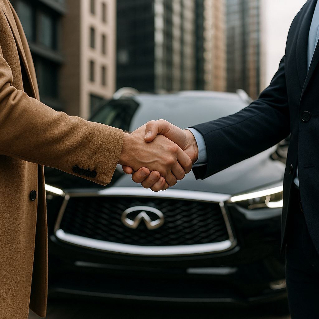 Владельцы Infiniti, которые хотят продать свой автомобиль без риска и длительных переговоров, выбирают ShopAvto: компания работает по всей Украине, гарантирует честную оценку и выплачивает деньги в день подписания договора купли-продажи.